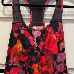 Athleta Multicolor Floral Tank Top